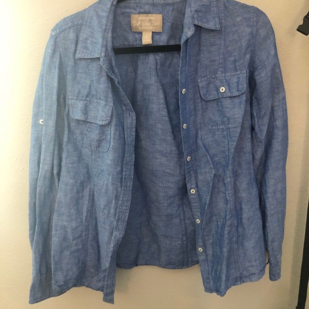Banana Republic Soft Wash Button Up